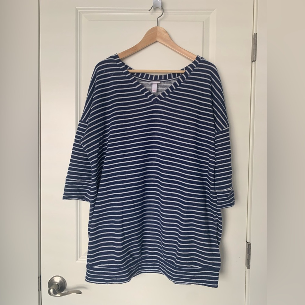 Ingrid and Isabel Striped Maternity Shirt